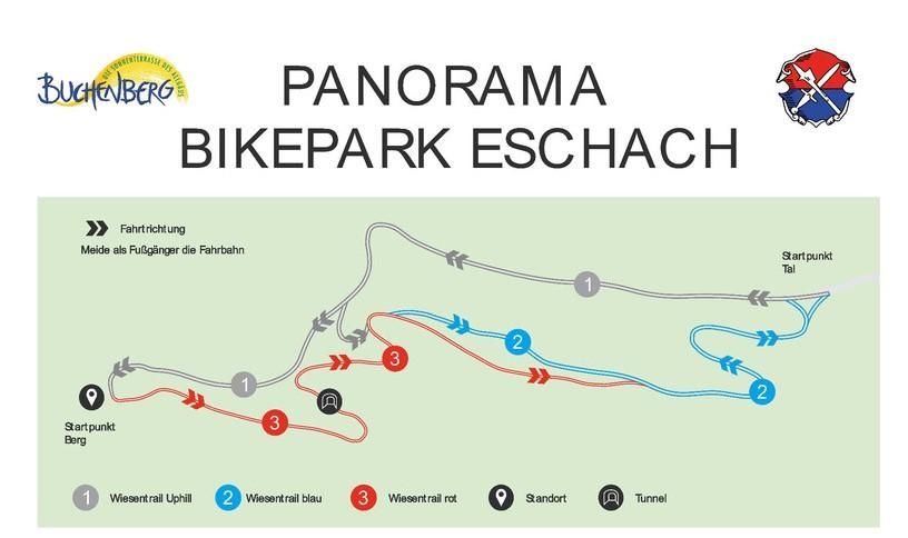 Routen Bikepark Eschach